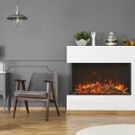 40-TRU-VIEW-XL XT– 3 Sided Electric Fireplace