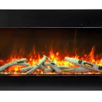 40-TRU-VIEW-SLIM – 3 Sided Electric Fireplace