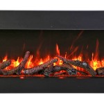 50-TRU-VIEW-SLIM – 3 Sided Electric Fireplace