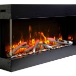 40-TRU-VIEW-XL DEEP – 3 Sided Electric Fireplace