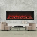 SYM-60 Xtra-Slim Electric Fireplace