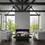 72-TRU-VIEW-XL-DEEP – 3 Sided Electric Fireplace