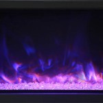 SYM-60 Xtra-Slim Electric Fireplace