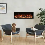 Amantii Symmetry Bespoke Xtra Tall Electric Fireplace